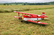 Aircraft model landed