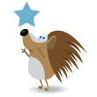 Hedgehog reach for the star