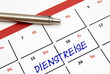 Dienstreise Termin