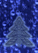 Weihnachtsbaum Blau