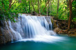 Photo en ligne au meilleur prix Deep forest Waterfall in Kanchanaburi, Thailand