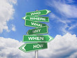 signposts  Wegweiser