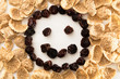 Rosinensmily und Dinkelflakes