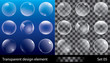 Transparent bubbles
