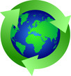 Recycle  earth symbol