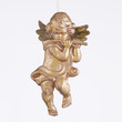 Cherub Playing a Flute Ornament