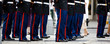 Militärgarde auf dem Times Square in New York