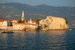 Panorama of Old Town in Budva, Montenegro