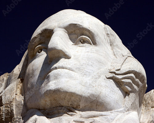 Photo: George Washington on Mount Rushmore George Washington on Mount Rushmore
