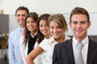 Business group at the office