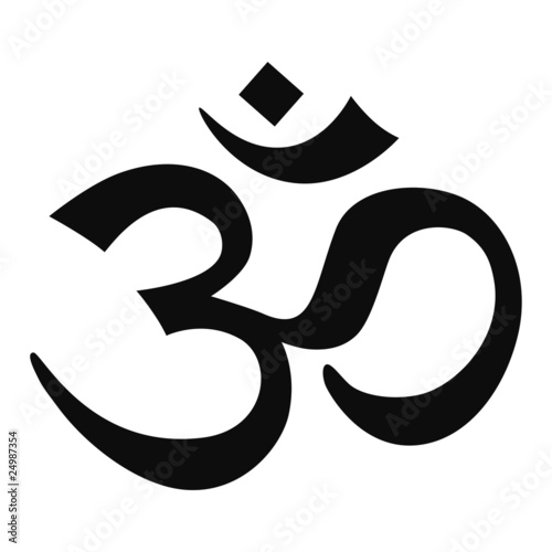 Illustration: Clear OM Sign - Black on White Clear OM Sign - Black on White
