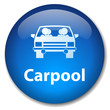 CARPOOL Web Button (car share go green scheme drive environment)