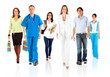 People walking