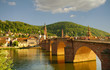 Heidelberger Old Bridge and river, summer 2010