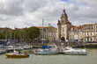 france; 17; la rochelle : port et grosse horloge