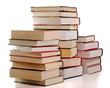Composition with hardcover books Composition with hardcover books