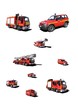 Véhicules d'intervention des pompiers