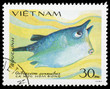 Fish on a postage stamp Fish on a postage stamp