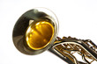 Tuba Euphonium Isolated on White