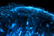 luci mosse blu
