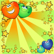 Hearts background