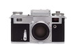 Camera isolated on white background.