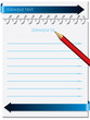 Notepaper with metallic ring Notepaper with metallic ring