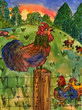 Farm animal collection, watercolor