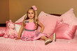 Princess Child in Designer Bedroom