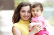 Mother with daughter