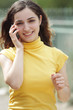 Young woman on cellphone