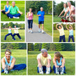 cycling, jogging, fitness