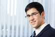 Portrait of successful businessman at office