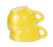 Two upside-down cups