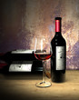 Grand Cru Rotwein Stilleben fiktiv