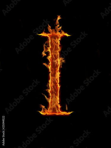 letter m fire. Fire letter quot;Iquot;