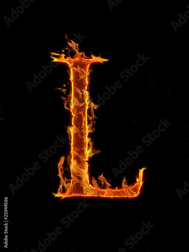 letter m fire. Fire letter quot;Lquot;