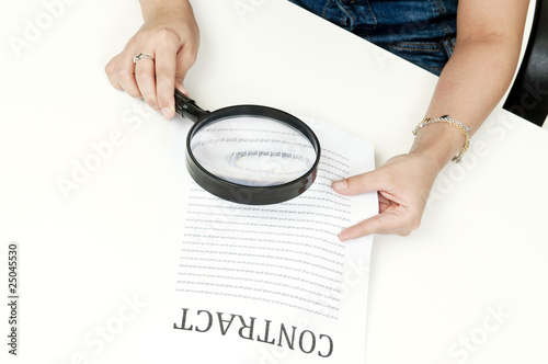 Foto: contract contract
