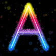 Alphabet Rainbow Lights Glitter with Sparkles Alphabet Rainbow Lights Glitter with Sparkles