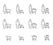 Icon Set Supermarkt