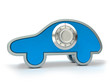 Car with combination safe lock