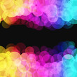 Vector illustration of blurred disco dots on dark background Vector illustration of blurred disco dots on dark background