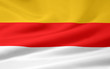 Illustration: Landesflagge von Kärnten - Österreich Landesflagge von Kärnten - Österreich