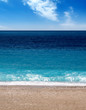Summertime at the empty beach Summertime at the empty beach