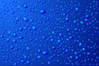 blue water drops background vector