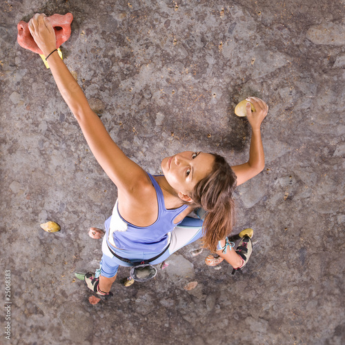 Photo: girl climbing girl climbing