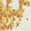 A Grunge Background with Old Peeling Wallpaper A Grunge Background with Old Peeling Wallpaper