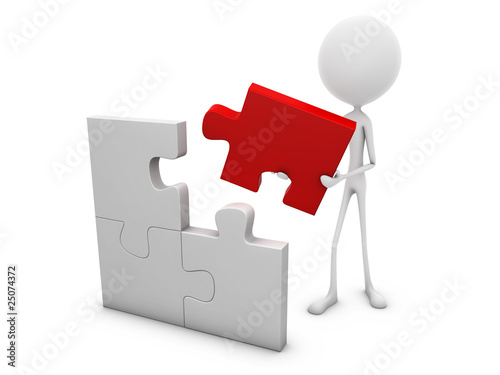 Illustration: Mr. Emotion V51.2b Puzzle Complete white Mr. Emotion V51.2b Puzzle Complete white