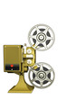 Projector film isolated Projector film isolated
