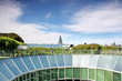 Ecological modern building . Warsaw University.Europe.